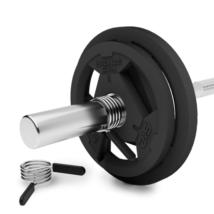 Диск 10 кг BRONZE GYM олимпийский обрезиненный