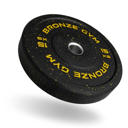 Диск бамперный 15 кг BRONZE GYM