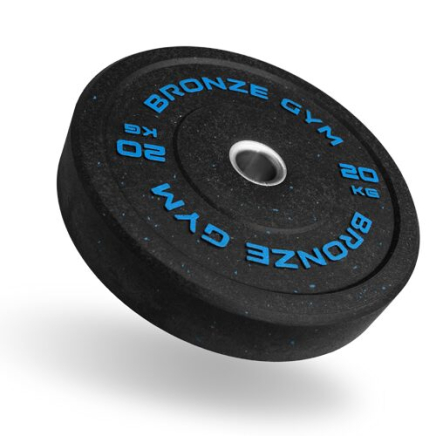 Диск бамперный 20 кг BRONZE GYM д50