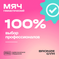 BRONZE GYM, 20см. Мяч для пилатеса и йоги