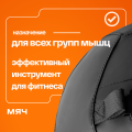 BRONZE GYM, 5 кг. Мяч набивной (BG‑FA‑PWB5)