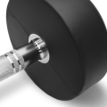 BRONZE GYM, 2.5-25 кг - 10 пар, шаг 2,5 кг Набор обрезиненных гантелей (BGDBR025-250)