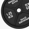 Диск 1,25 кг BRONZE GYM олимпийский чугунный