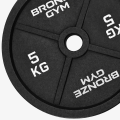 Диск 5 кг BRONZE GYM олимпийский чугунный