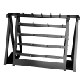 Стойка для хранения штанг для аэробики (бодипампов) BRONZE GYM 190х55х128,на 20 шт.  — фото 2