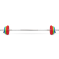 Штанга для аэробики BRONZE GYM БОДИПАМП (гриф, весовые диски 2x1,25кг, 2x2, 5кг, 2x5кг, пара замков) — фото 1