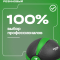 BRONZE GYM, 3 кг. Медбол резиновый — фото 10