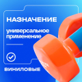 Гантели для аэробики виниловые BRONZE GYM,6 кг., пара — фото 9