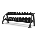BRONZE GYM, 2.5-25 кг - 10 пар, шаг 2,5 кг Набор обрезиненных гантелей — фото 1