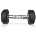 BRONZE GYM, 2.5-25 кг - 10 пар, шаг 2,5 кг Набор обрезиненных гантелей — фото 4