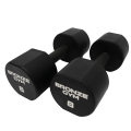 BRONZE GYM, 1-10 кг - 10 пар, шаг 1 кг Набор термополиуретановых гантелей — фото 3