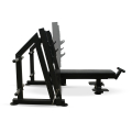 BRONZE GYM PARTNER ML-901 Скамья для жима лёжа с доводчиком, упором и подставкой для ног — фото 4