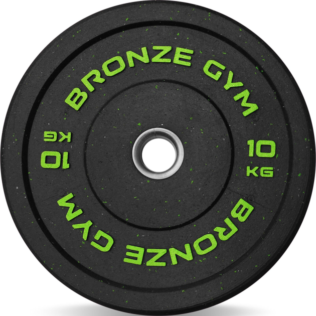 Диск бамперный 10 кг BRONZE GYM — фото 4