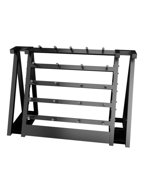 Стойка для хранения штанг для аэробики (бодипампов) BRONZE GYM 190х55х128,на 20 шт.  — фото 2