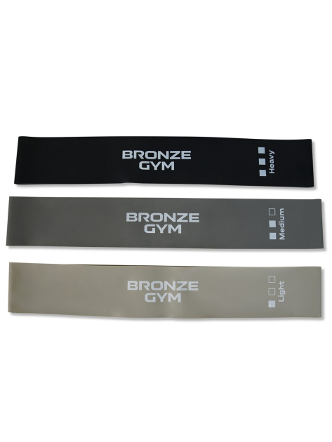 Комплект мини-лент BRONZE GYM, 3 шт.