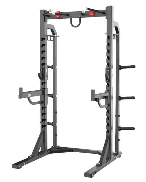 BRONZE GYM BR-1030 Полурама для приседов, чёрная