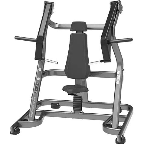 BRONZE GYM PL-1701 Жим от груди под наклоном, черный