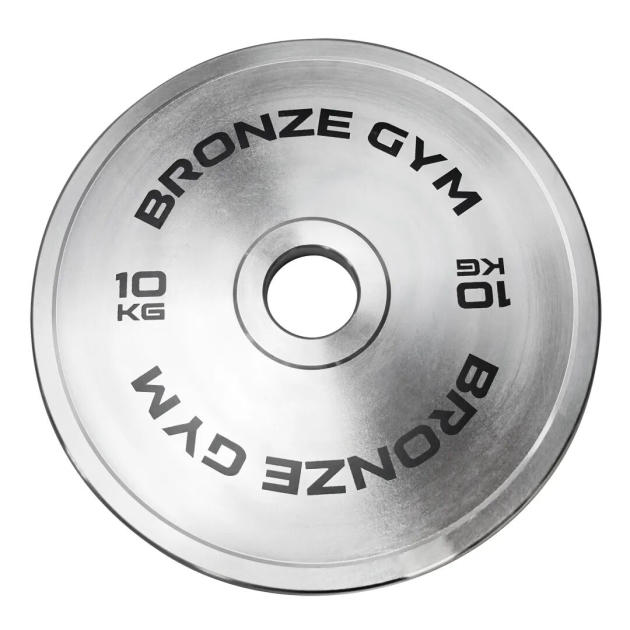 Диск олимпийский BRONZE GYM стальной 10 кг