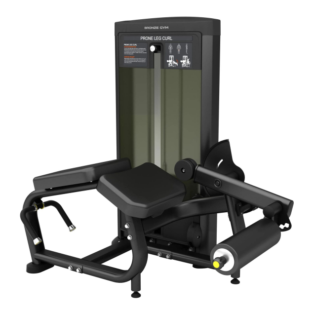 BRONZE GYM BLANC 01 Сгибание ног лежа профессиональный