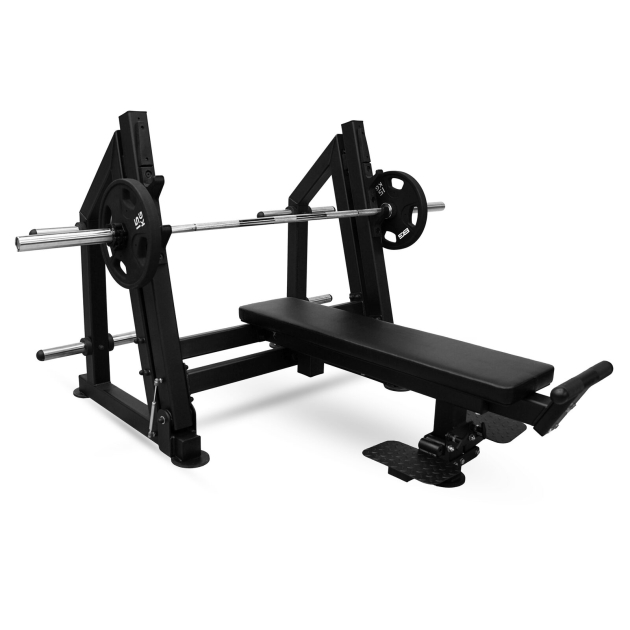BRONZE GYM PARTNER ML-901 Скамья для жима лёжа с доводчиком, упором и подставкой для ног — фото 3