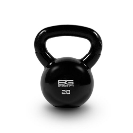 Гиря BRONZE GYM 28 кг в виниловой оболочке