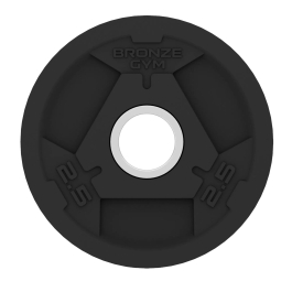 Диск 2,5 кг BRONZE GYM олимпийский обрезиненный