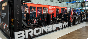 Стенд BRONZE GYM на выставке «Россия.Фитнес»