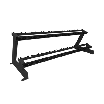 BRONZE GYM AL-402 Стойка для гантелей (10 пар)