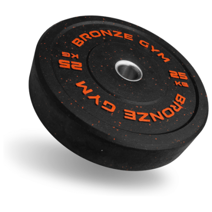Диск бамперный 25 кг BRONZE GYM д50 (BG‑BMP‑25)