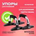 Упоры для отжиманий BRONZE GYM, пара (BG-FA-PUB)