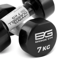 Гантели для аэробики виниловые BRONZE GYM,7 кг., пара (BG‑FA‑VD7)