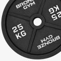Диск 25 кг BRONZE GYM олимпийский чугунный (BGPLCI250)
